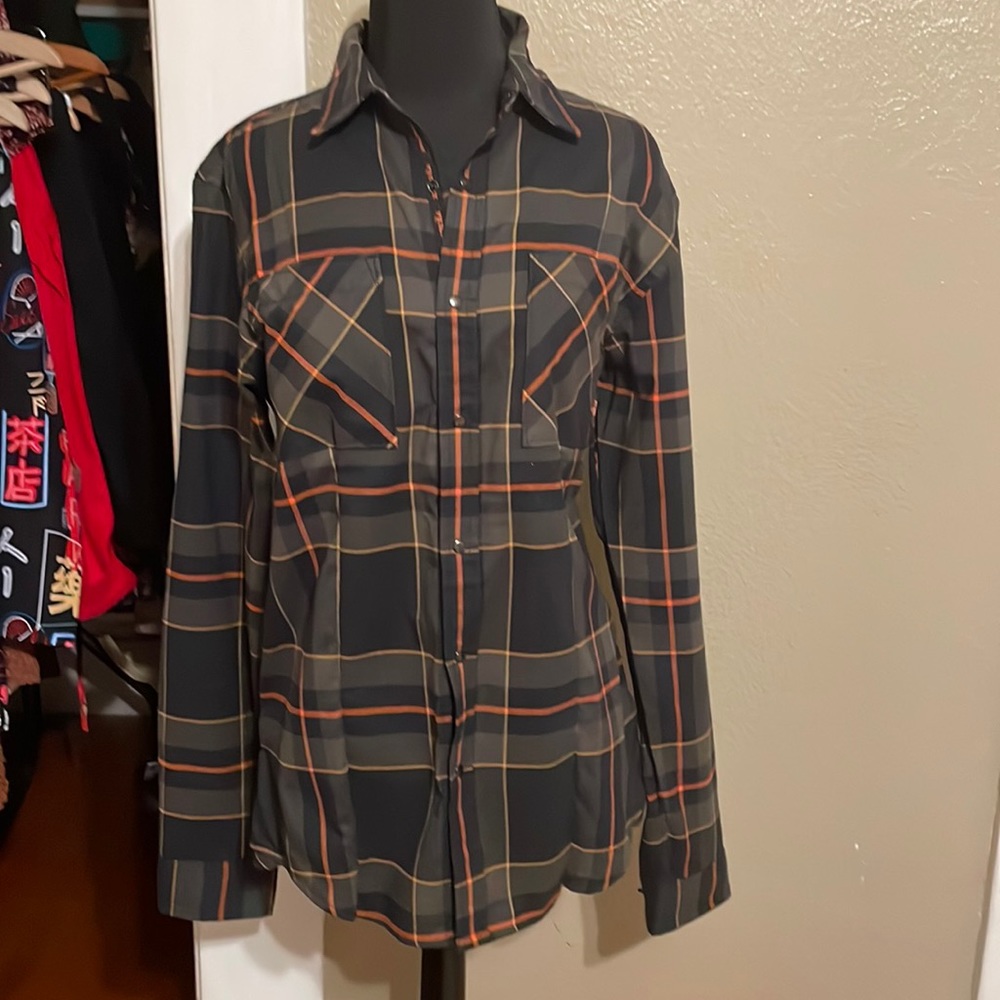 FoxRacing Plaid Collared Shirt
